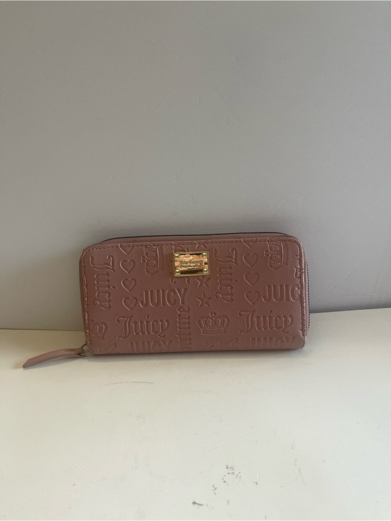 Juicy Couture Handbags - Juicy Couture Wallet Organizer- Clutch Embossed Logo-Front Zip & Zip Around